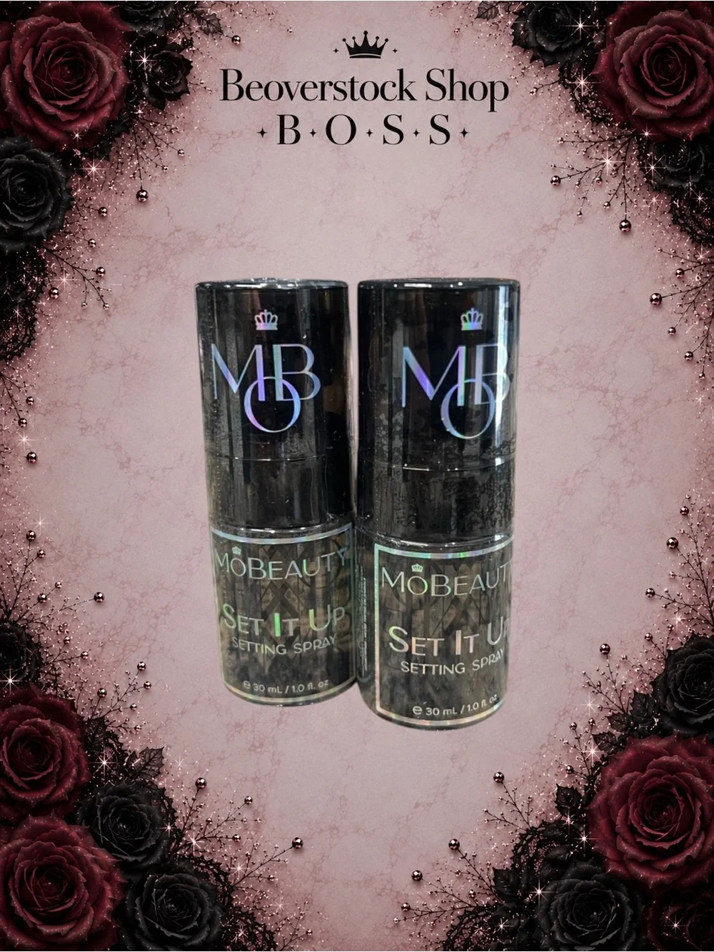 NEW MoBeauty Set It Up Setting Spray Bundle (2 × 30 mL / 1.0 fl oz Each)